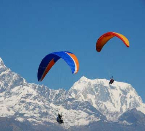 My First Paragliding Experiences in Sarankot
